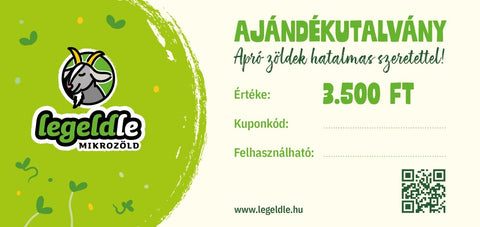 🎁 3.500 Ft értékű Ajándékutalvány (a csomagban küldjük)