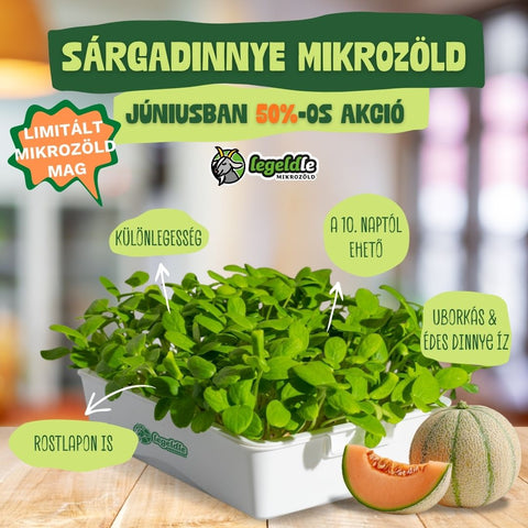 Legeldle Sárgadinnye Hale's Best Mikrozöld Mag