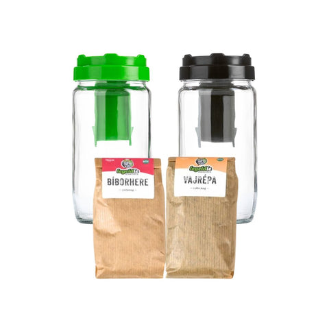 Legeldle Csíráztató Alapcsomag 2 Üvegedény és 2 Csíramag - választható