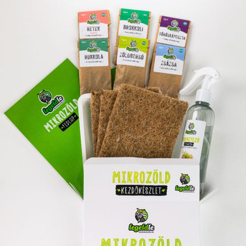 Mikrozöld kezdőkészlet tartalma
