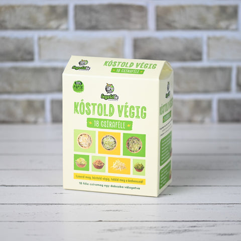 Egy doboz Legeldle Kóstold végig csíra magválogatás