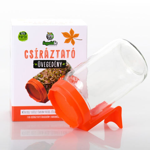 Limitált Tökszínű Csíráztató Üvegedény