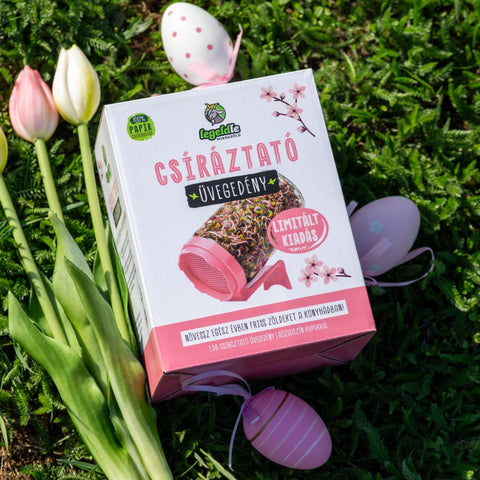 Limitált Rózsaszín Csíráztató Üvegedény